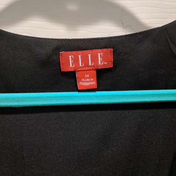 NWOT ELLE Polka Dot Button Up Dress - Picture 4 of 6